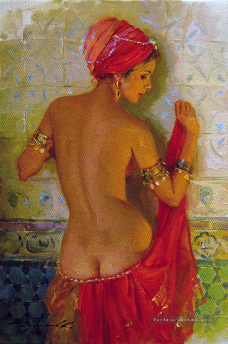 Belle femme KR 016 Impressionist Peintures à l'huile